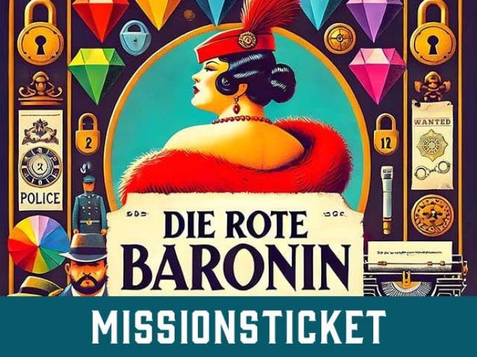 EXPLORIA Game Mission: "DIE ROTE BARONIN" (auch für Kinder geeignet)