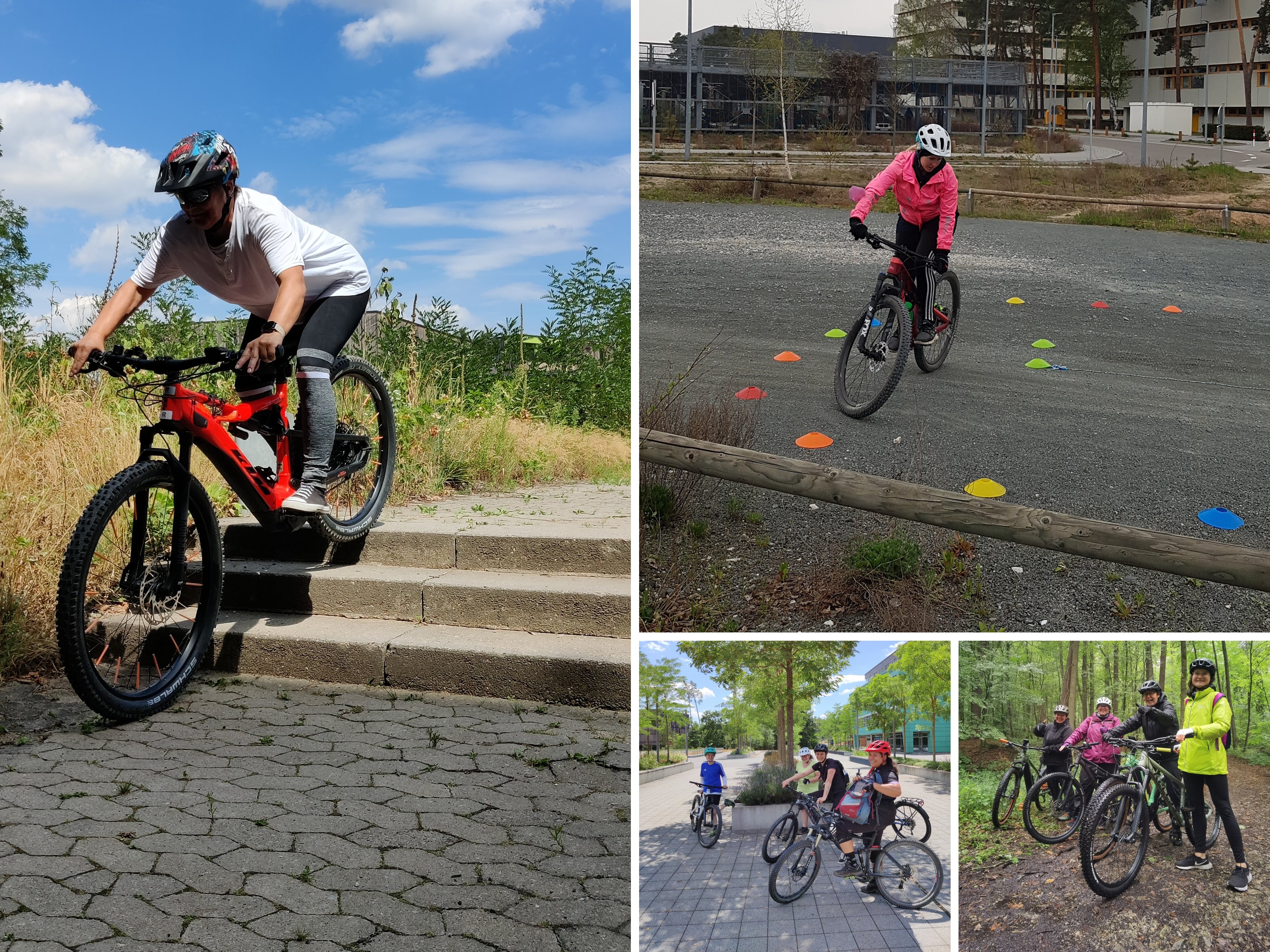 Mountainbike Fahrtechnik Kurs (Grund- oder Aufbaukurs) in Erlangen