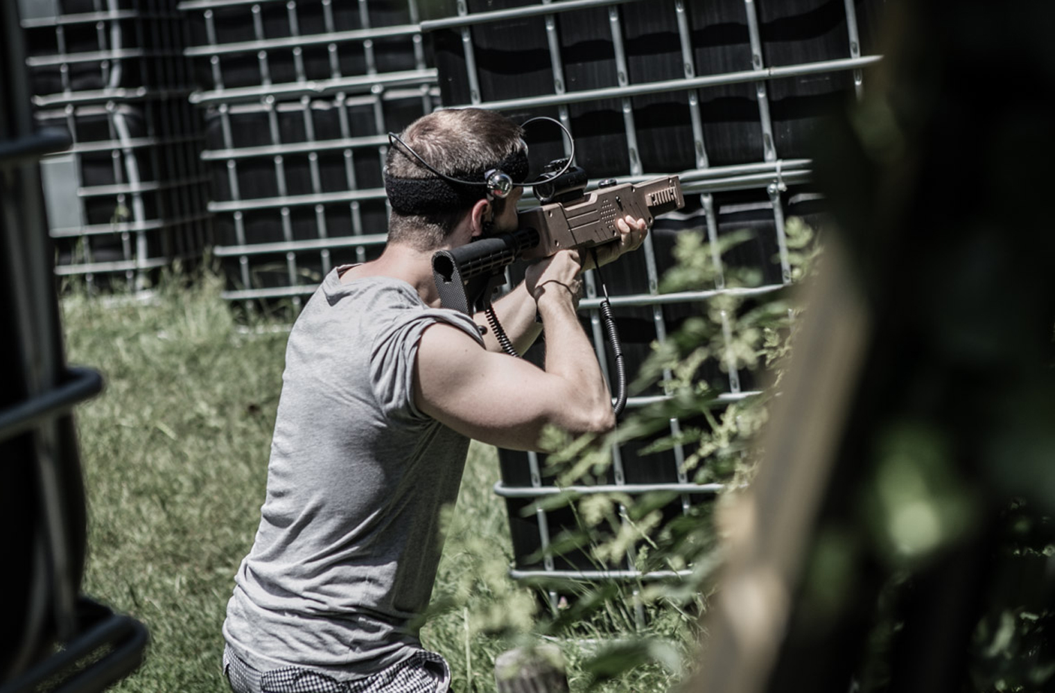 Outdoor Lasertag | Mischung aus Paintball und Lasertag 