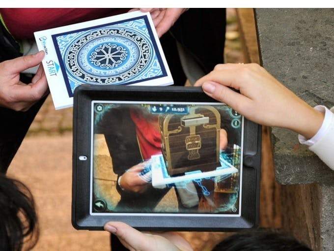 Magisches Portal - iPad Tour mit spannendem Augmented Reality Spiel für die ganze Familie. 