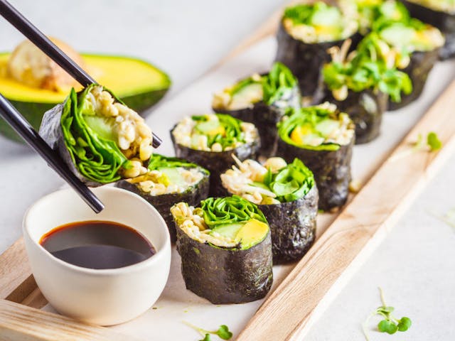 Vegane Japanische Küche und Sushi in der RP-Eventschmiede