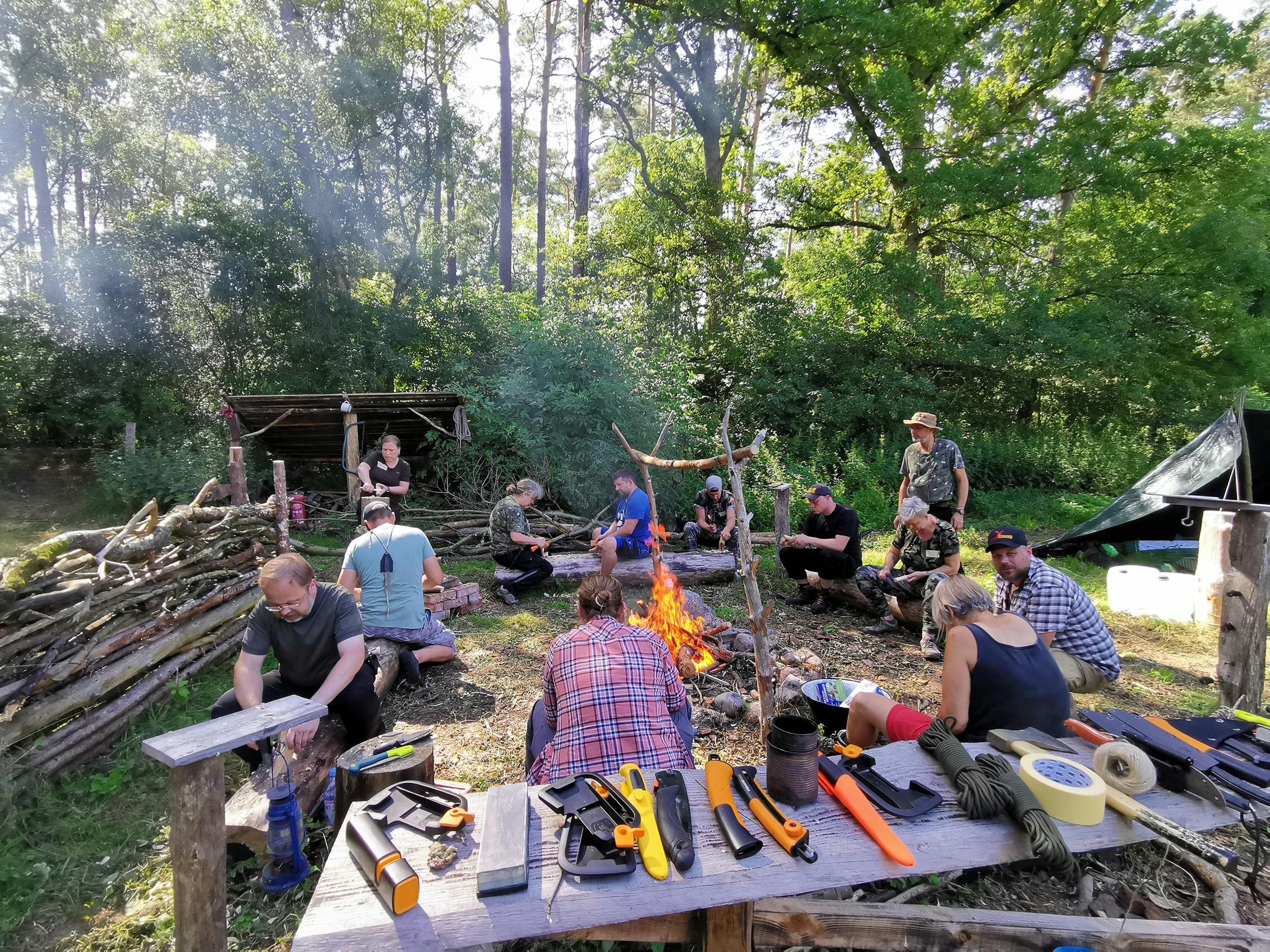 Wildnis-Camp – Natur tanken & Bushcraft erleben in Brandenburg I 2 Tage