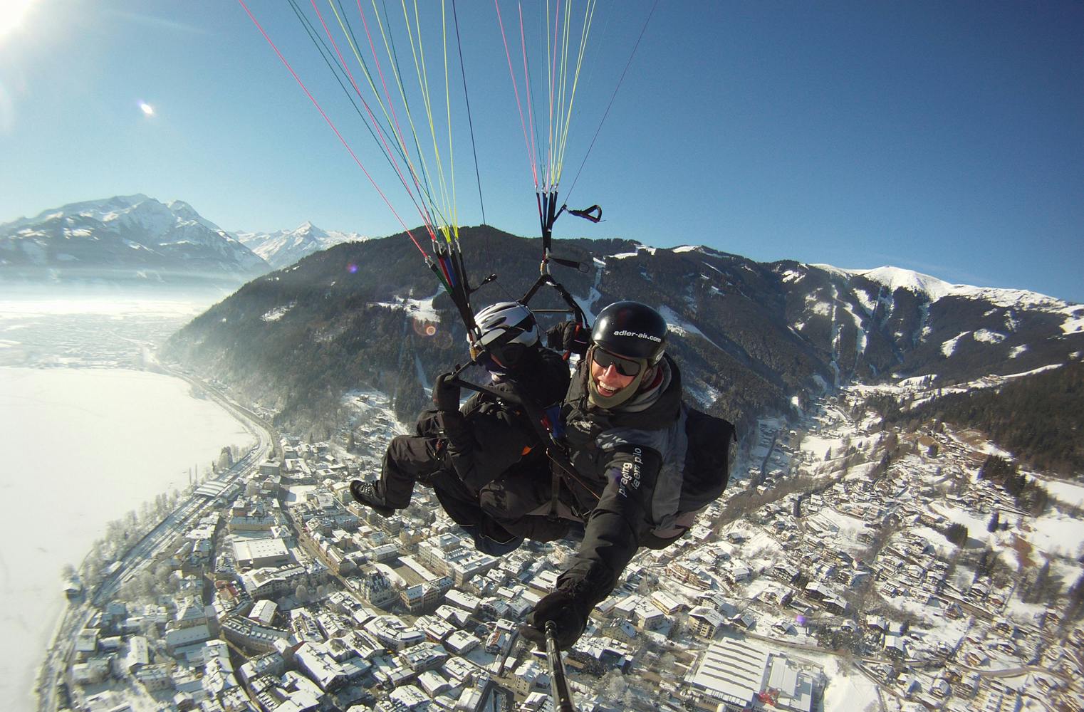 Tandemflug Paragliding | Grandioses Alpenpanorama Zeller See