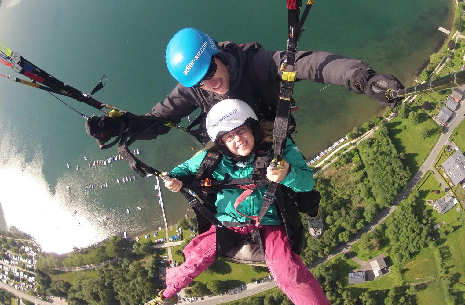 Tandemflug Paragliding | Grandioses Alpenpanorama Zeller See