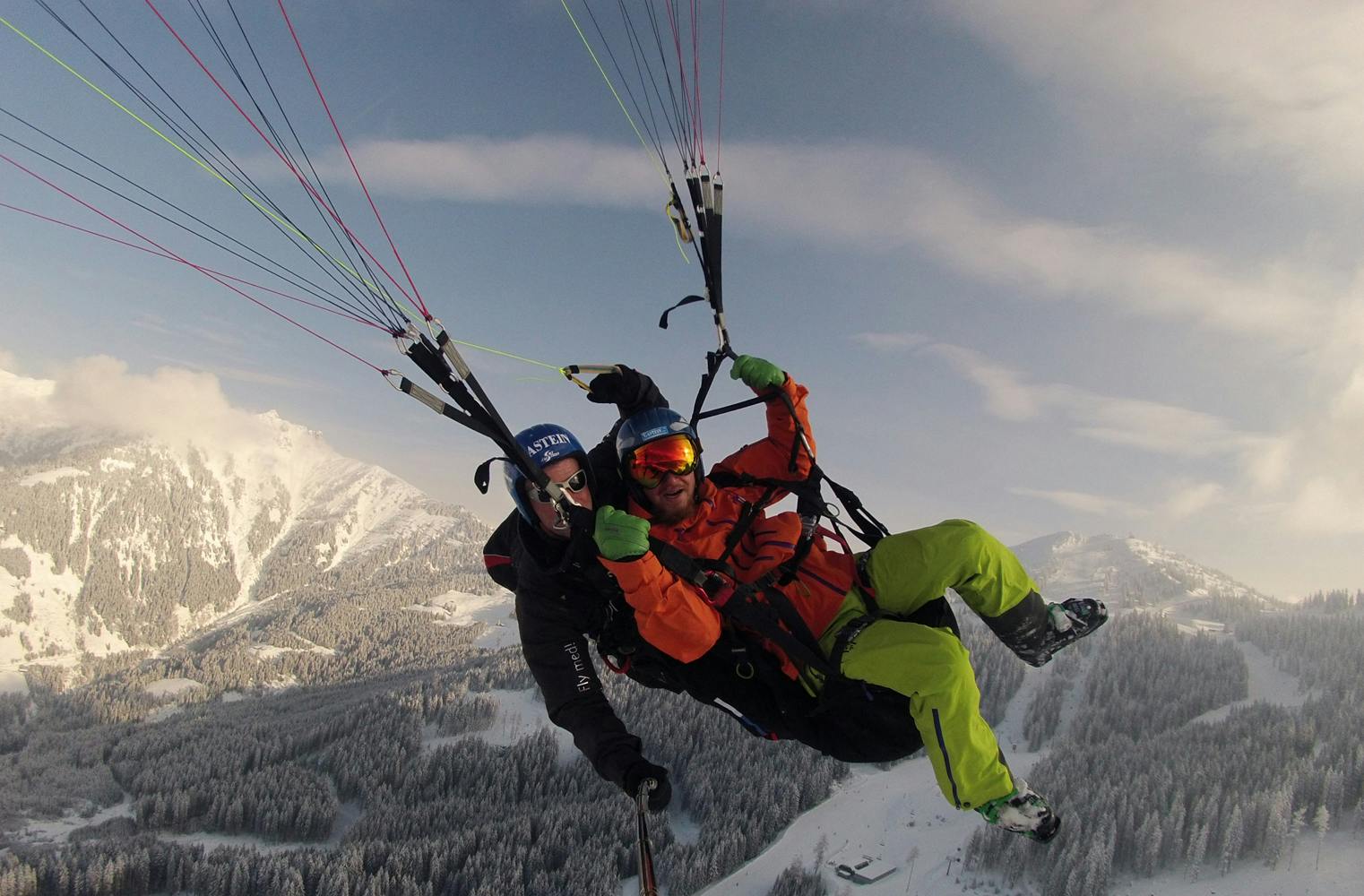 Gleitschirm-Höhenflug | bis zu 1400 hm inkl. Fotos & Video