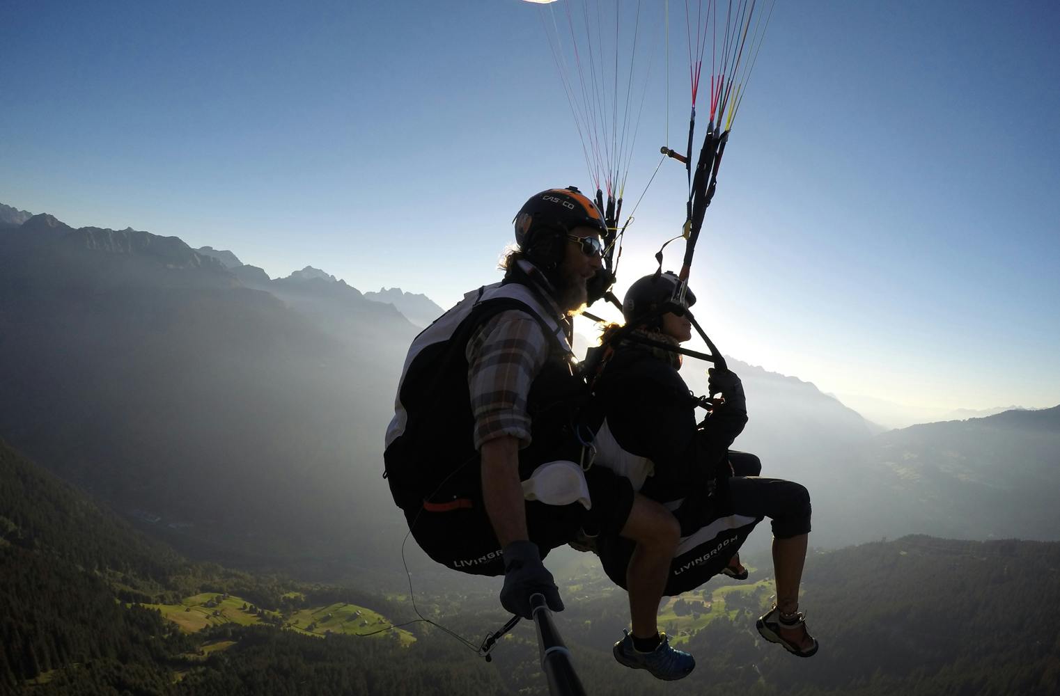 Tandem Paragliding | Flugroute Dünserberg-Schnifis 