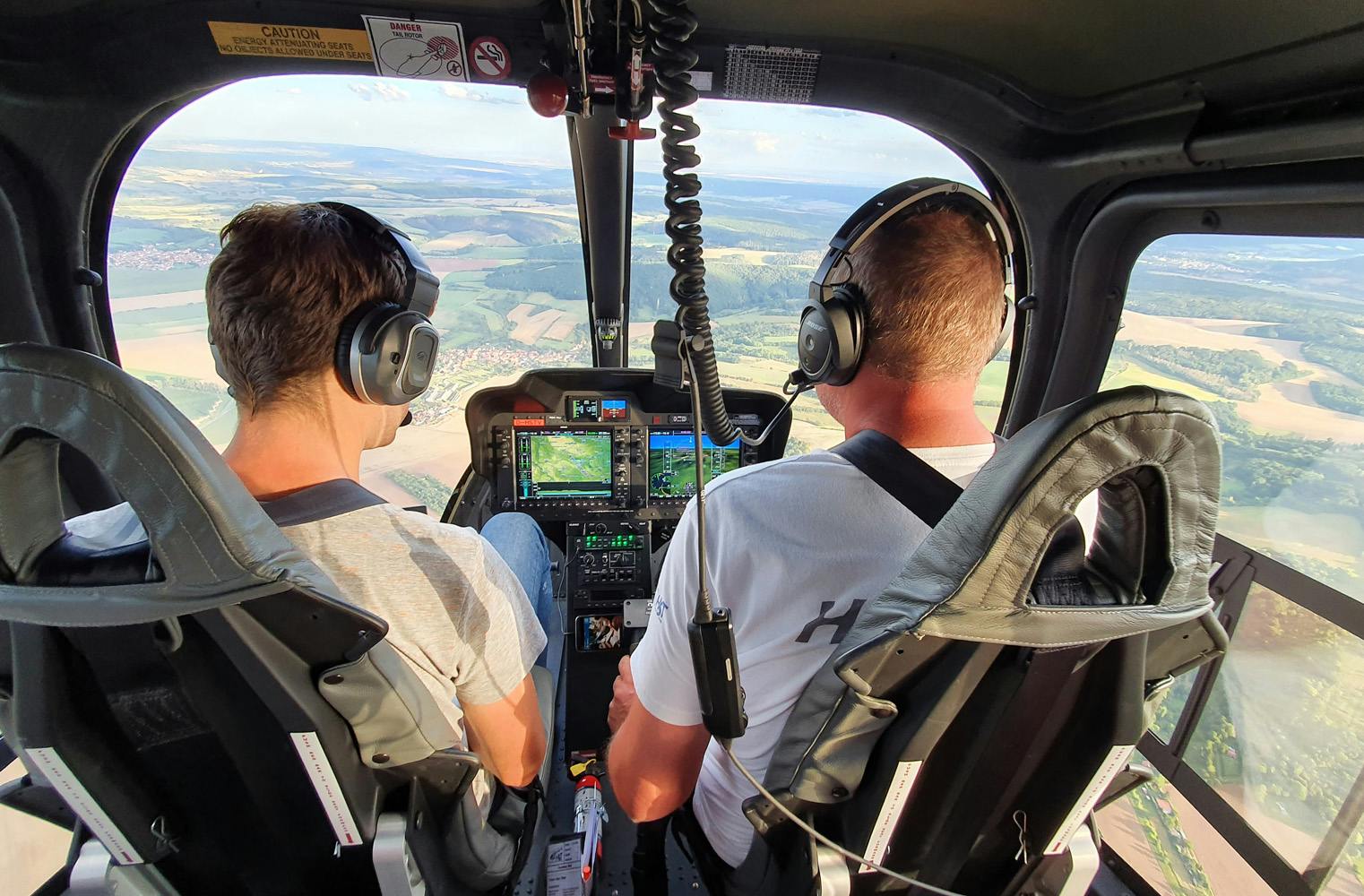 Hubschrauber als Co-Piloten erleben | 90 Min. Schnupperflug