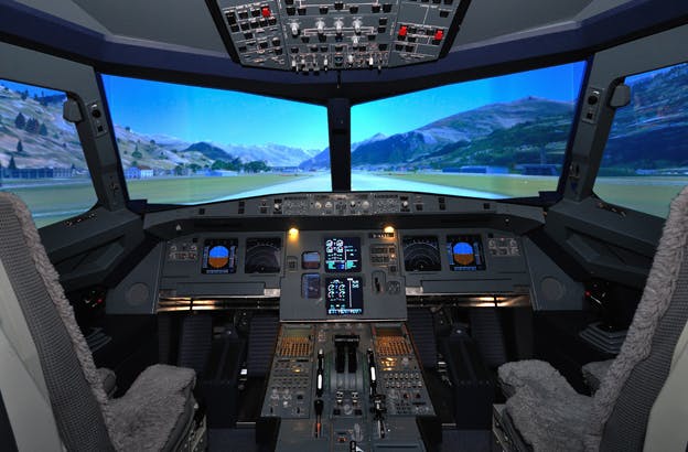 Einmal Chef im Cockpit sein | Flugsimulator Airbus A320