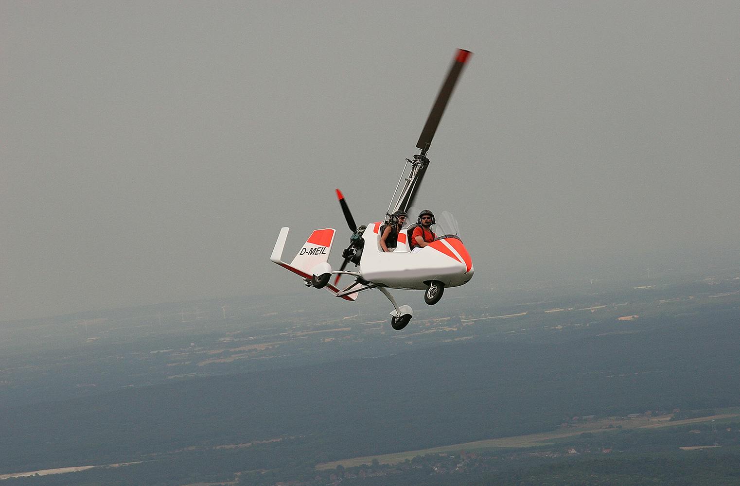 Gyrocopter selber fliegen | Pilot für 1 Tag | 30 Min. Flug