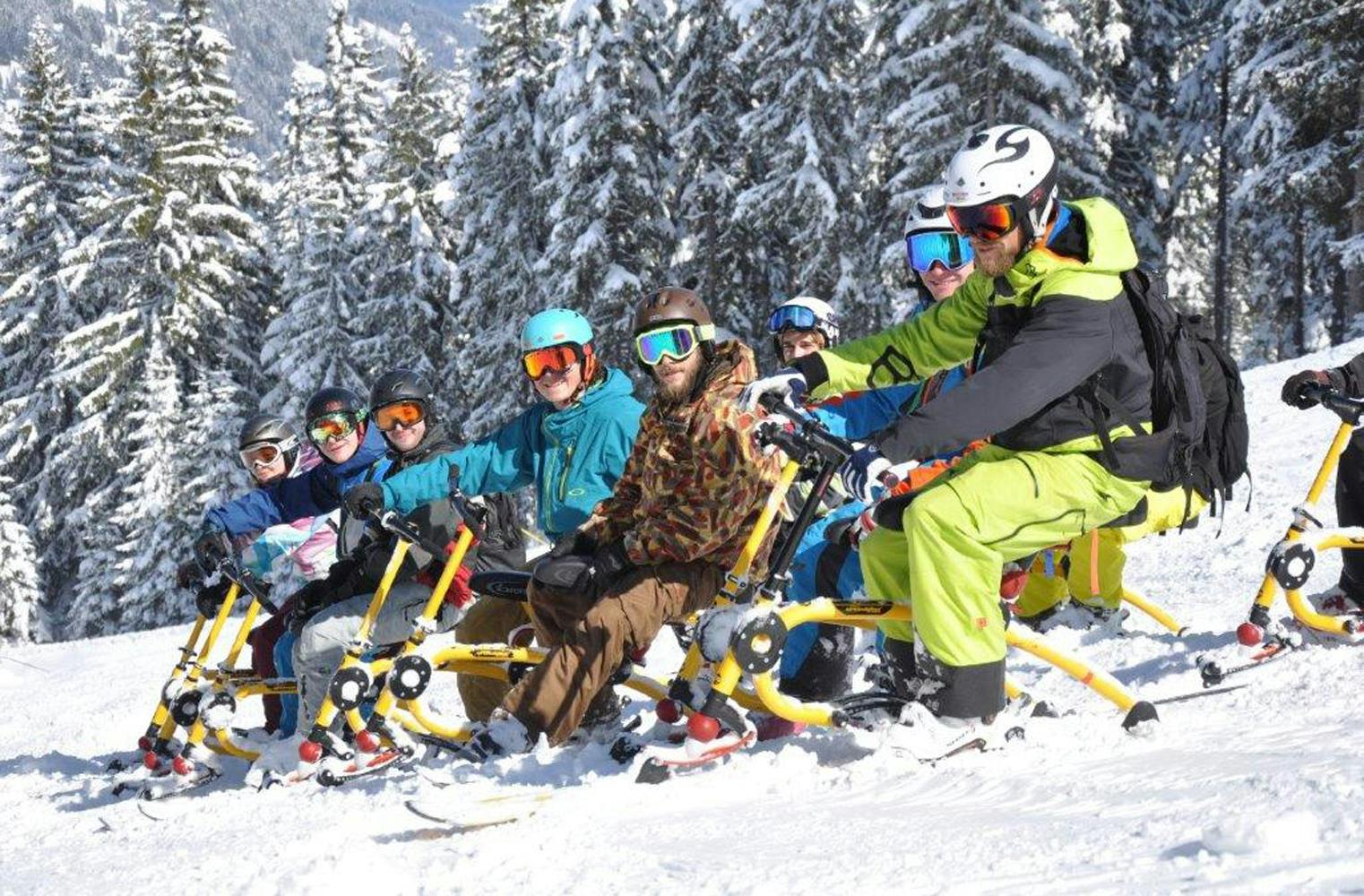 Snowbike fahren | Workshop & Tagesmiete Snowbike | Ski amadé