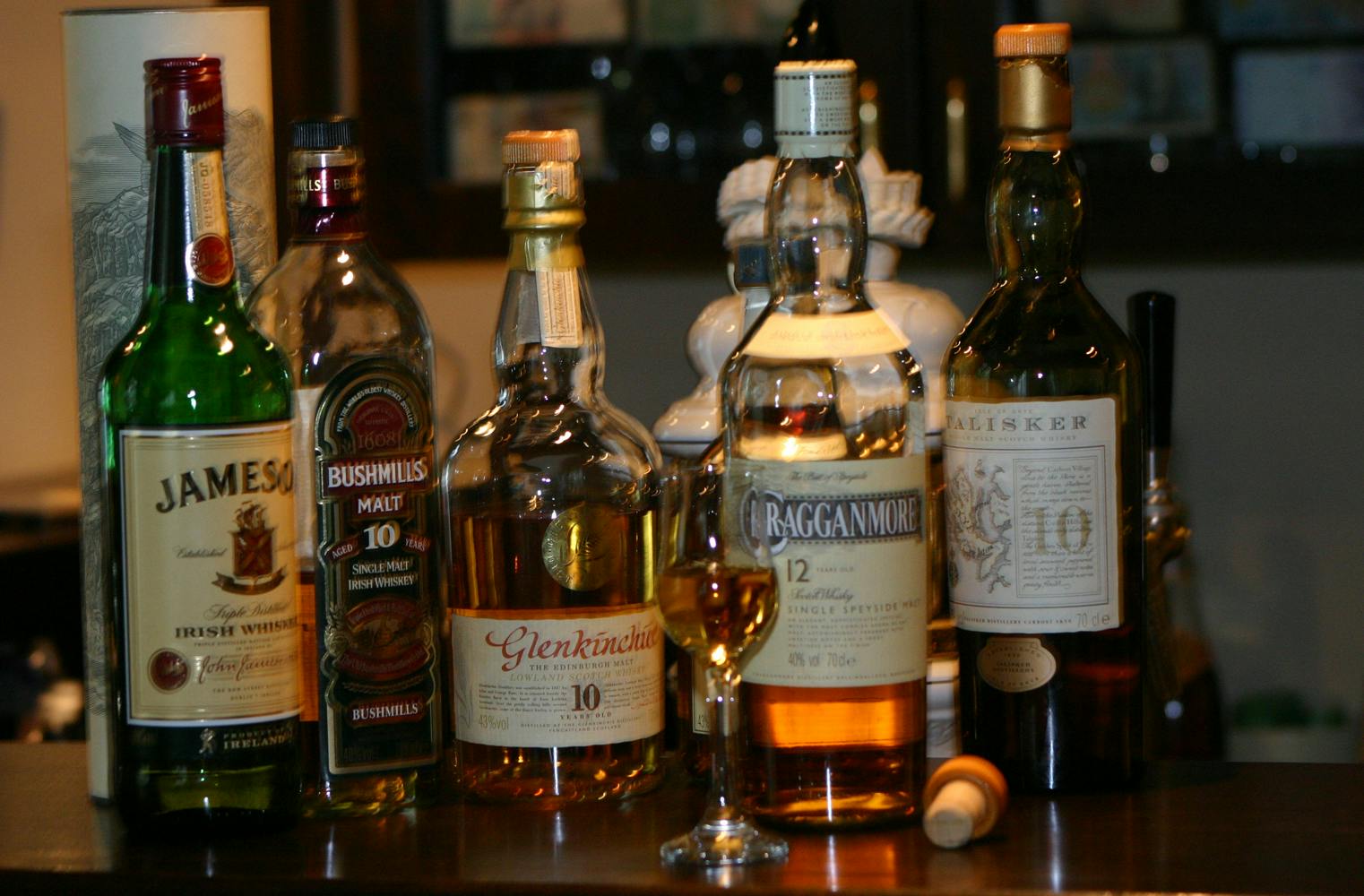 Whisky Tasting | Verkostung von 7 Whiskys mit irischem Menü