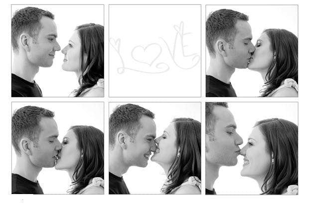 Paar & Romantik Fotoshooting | mit 4 bearbeiteten Abzügen